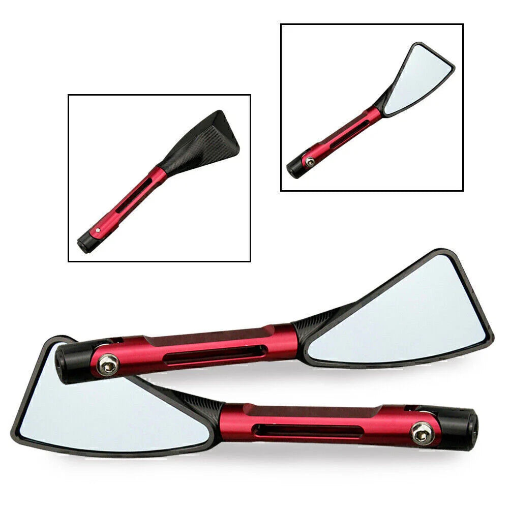 CNC Aluminum L & R Rear Side Mirrors for Kawasaki Ninja ZX9R & ZX6R (99-03)
