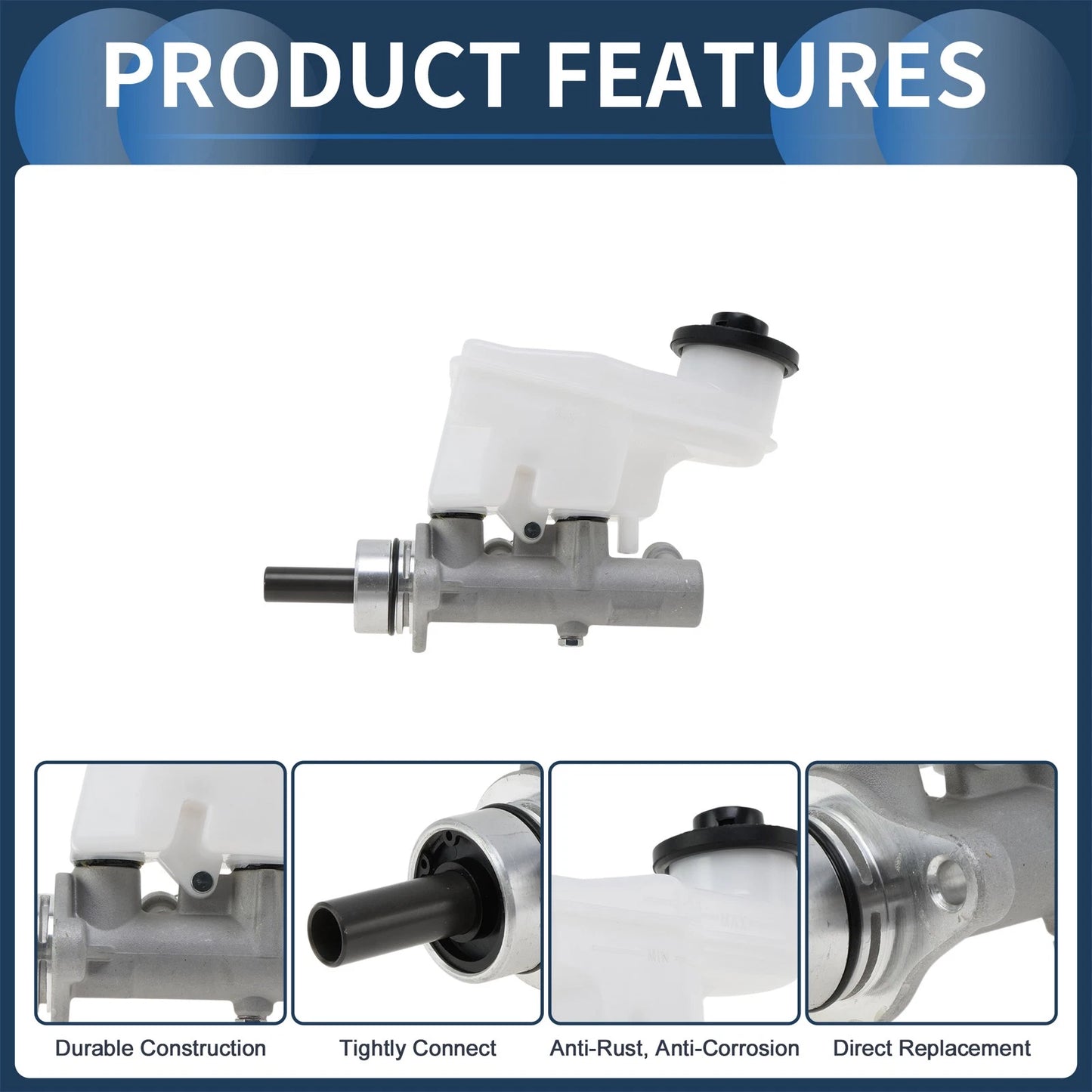 Brake Master Cylinder with Reservoir No. 47201BZ130 for Toyota Avanza (2003–2011)