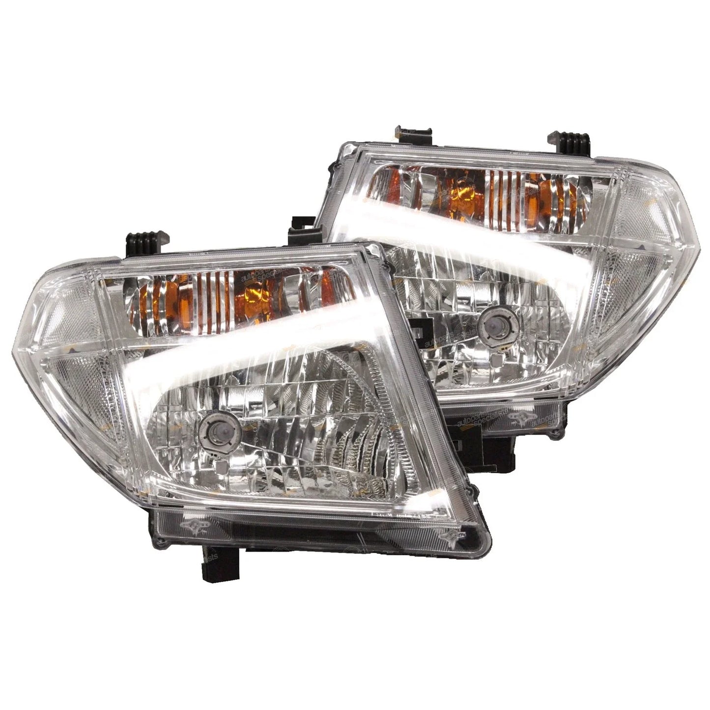 Genuine Headlights Pair for Nissan Navara (2008 - 2014)