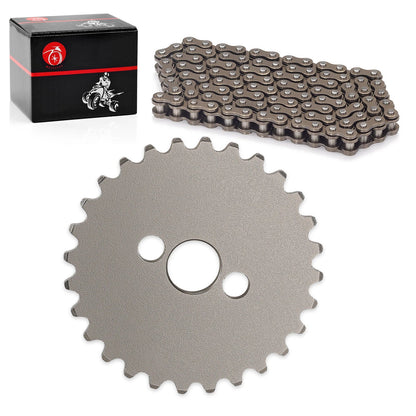 Camshaft Sprocket 28T & Timing CHAIN For Honda XR80 XR80R XL80S (1979–1999)