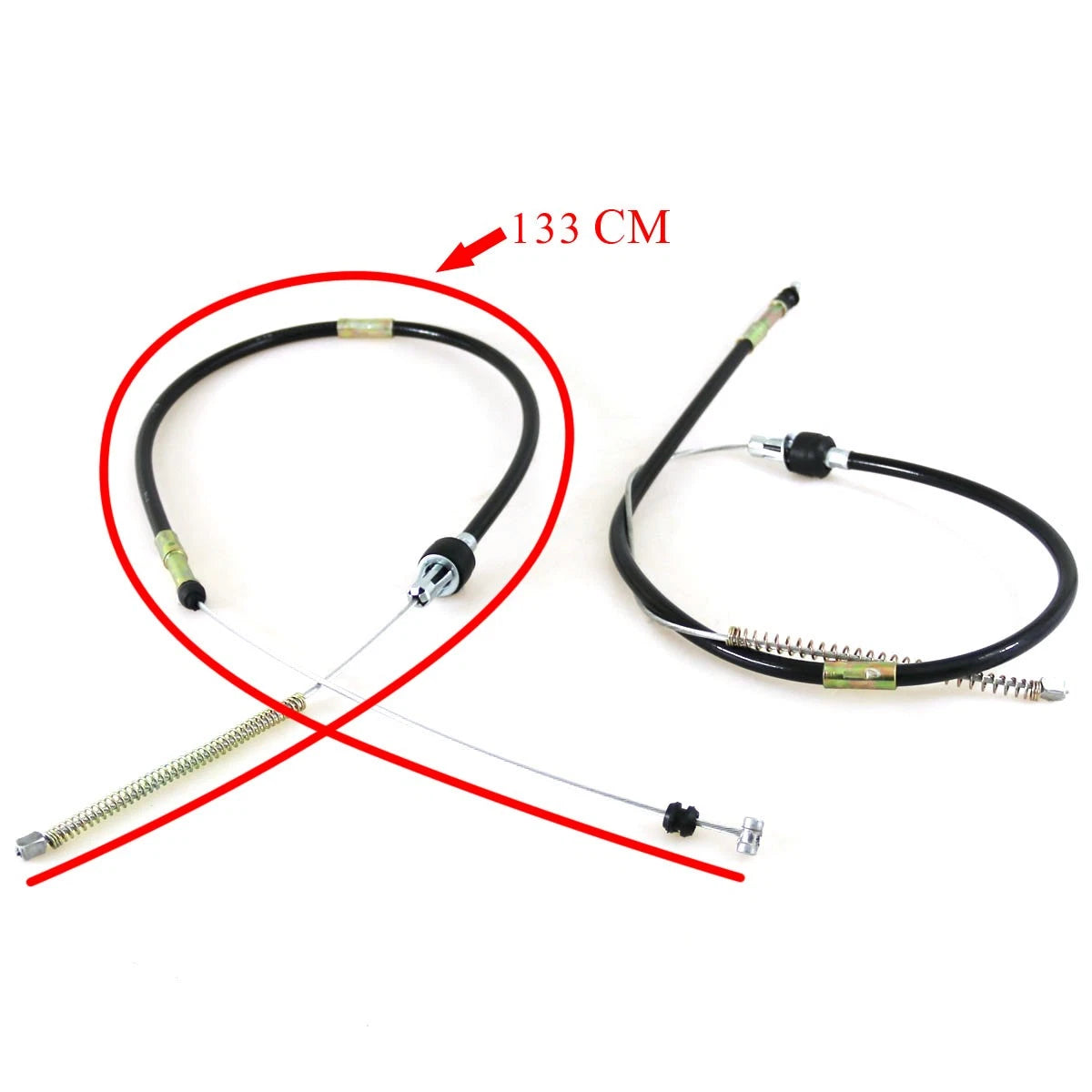 Set of 2 Rear Hand Brake Cables for Toyota Corolla (1970–1982)