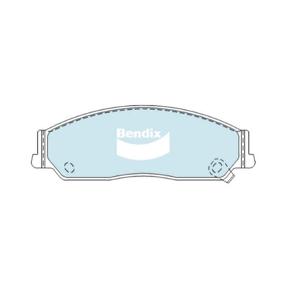 Set of 4 Bendix HD Front Disc Brake Pads for Toyota Camry (2002–2006)