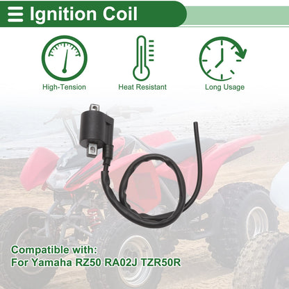 Ignition Coil for Yamaha RZ50 RA02J TZR50R (1989–1999)