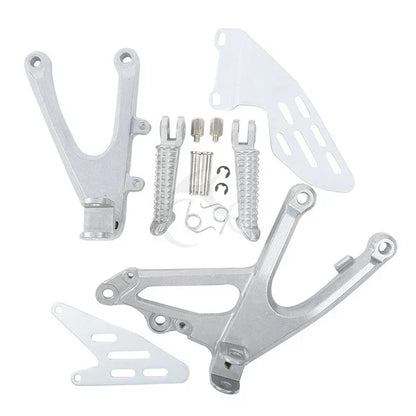 Front Rider Footrests Footpeg Bracket Set for YAMAHA YZF R1 (2007-2008)