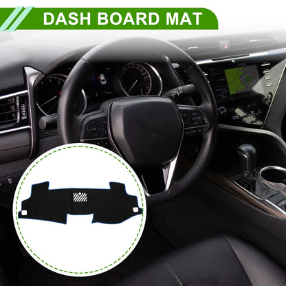 Dashboard Cover Mat for Toyota Camry (2017–2024) Sun Protector Black Blue