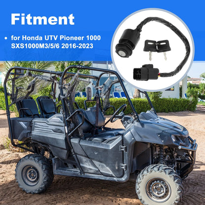 Ignition Key Switch for Honda UTV Pioneer 1000 (2016-2023)