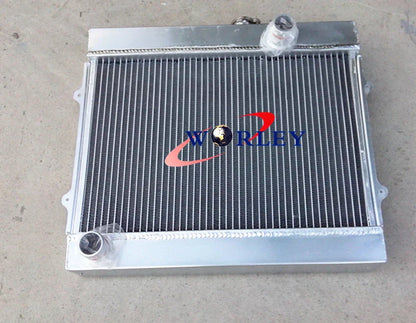 3 Row Aluminum Radiator + Fan for Corolla KE30 KE35 KE38 KE55 KE70 (1974-1985)