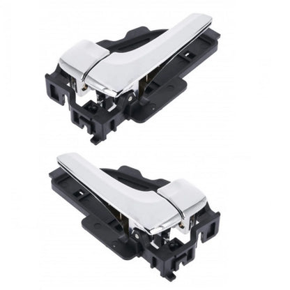 Door Handle Inner 4x Chrome Front Rear Left+Right for Hyundai iX35 (2010–2015)