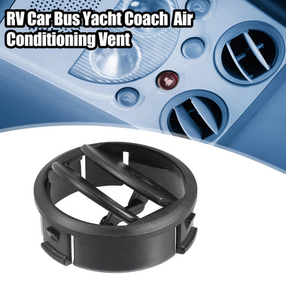 71mm Round Black AC Air Condition Vent Outlet for RV Bus Boat Yacht (N/A)
