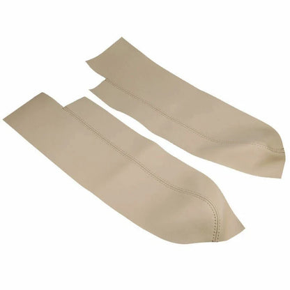 Door Armrest Cover Front Panels Beige 1 pair for Car