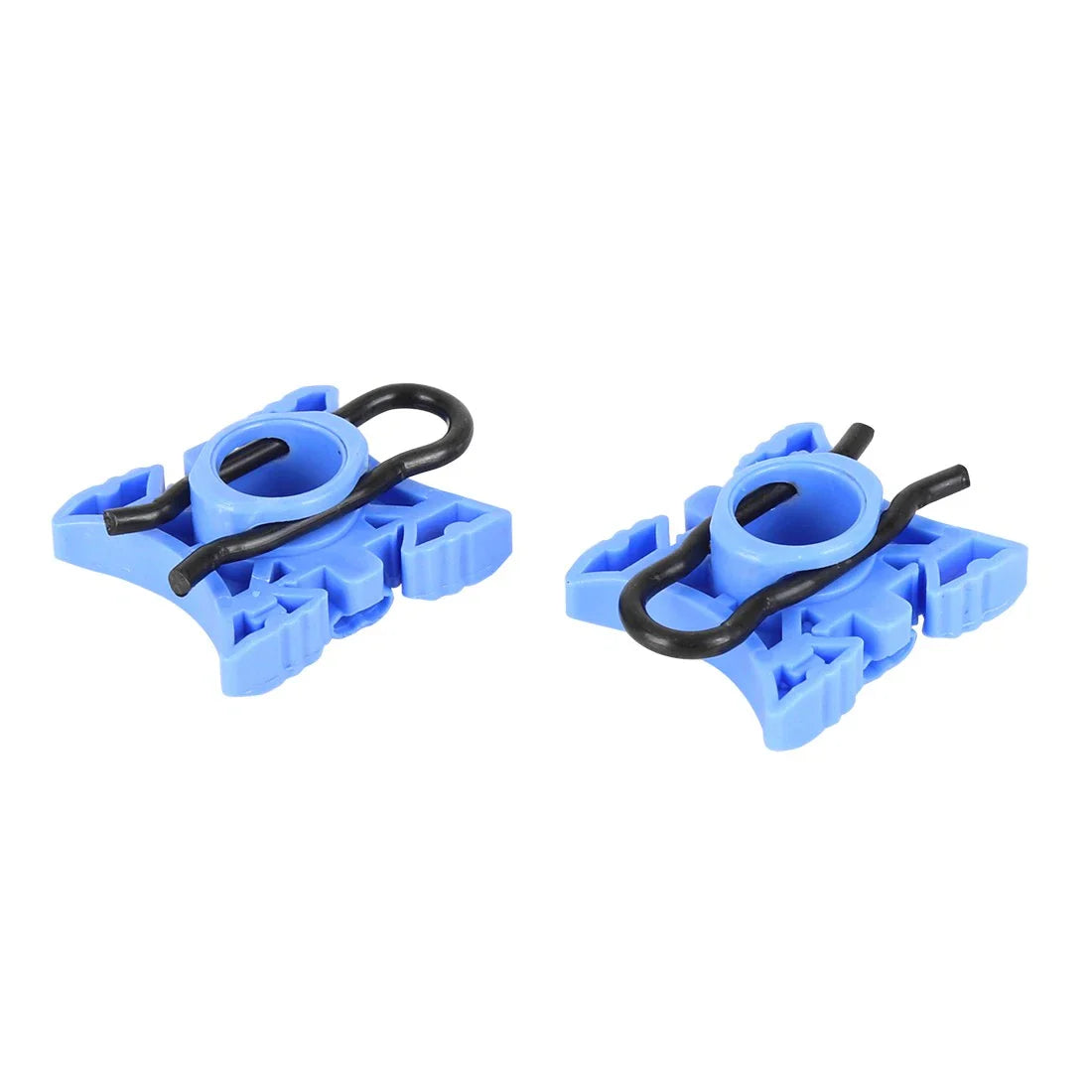 4 x 11.5mm Window Regulator Sliding Pivot Clips Blue for BMW E32 (1986-1994)