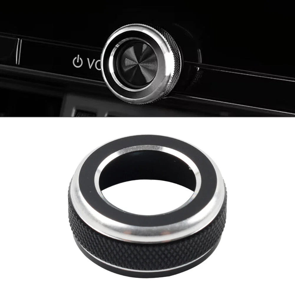 Black Console Volume Button Switch Ring for Lexus NX250 350h 450h (2022-2024)
