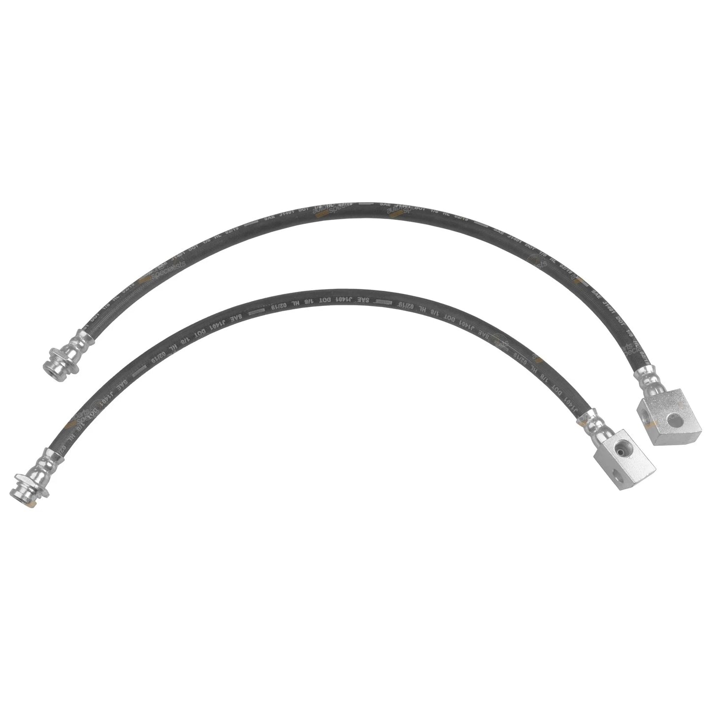 2 Extended Brake Lines for Ford Maverick 4x4