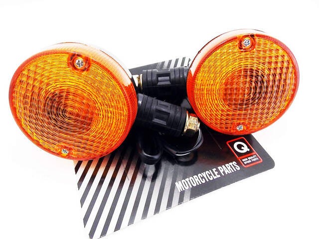 Set of 2 Turn Signal Indicator Blinkers for Suzuki TS185ER (1979–2015)