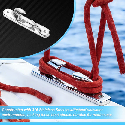 Boat Bow Chock for Right Side (316 Stainless Steel, 204 mm)