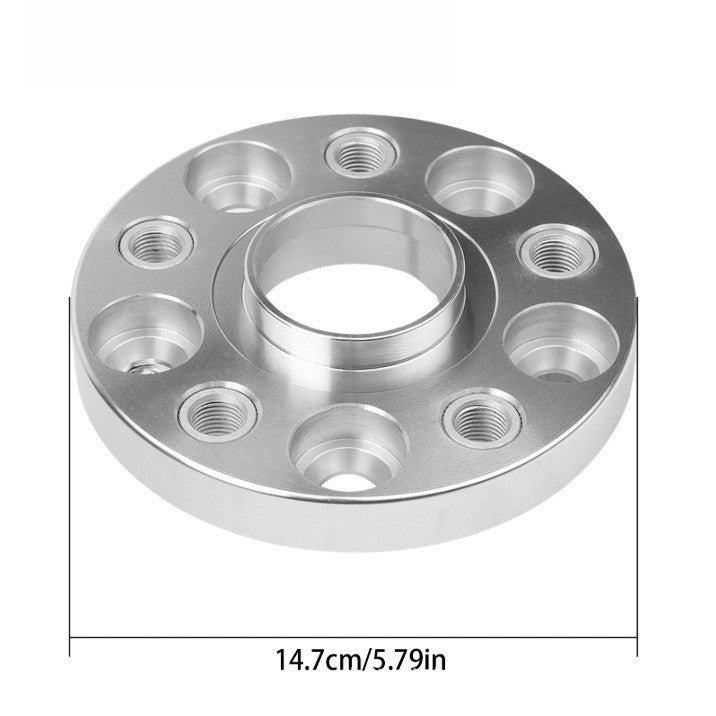 Set of 2 Silver Wheel Spacers for Audi A6 Avant