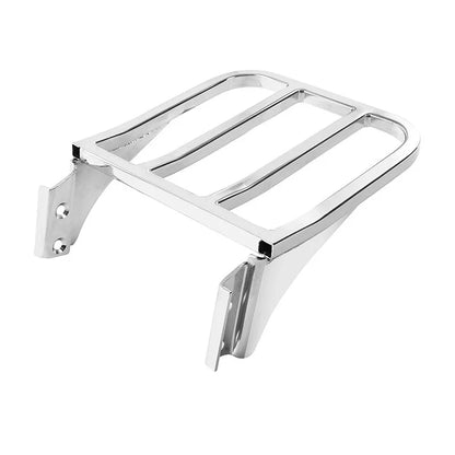 Chrome Detachable Rear Backrest Luggage Rack for Harley Softail Fatboy Dyna