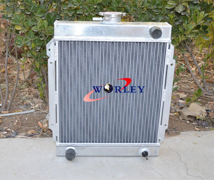 3 Core Aluminum Radiator + Fan for Datsun 1200 (1970-1976)