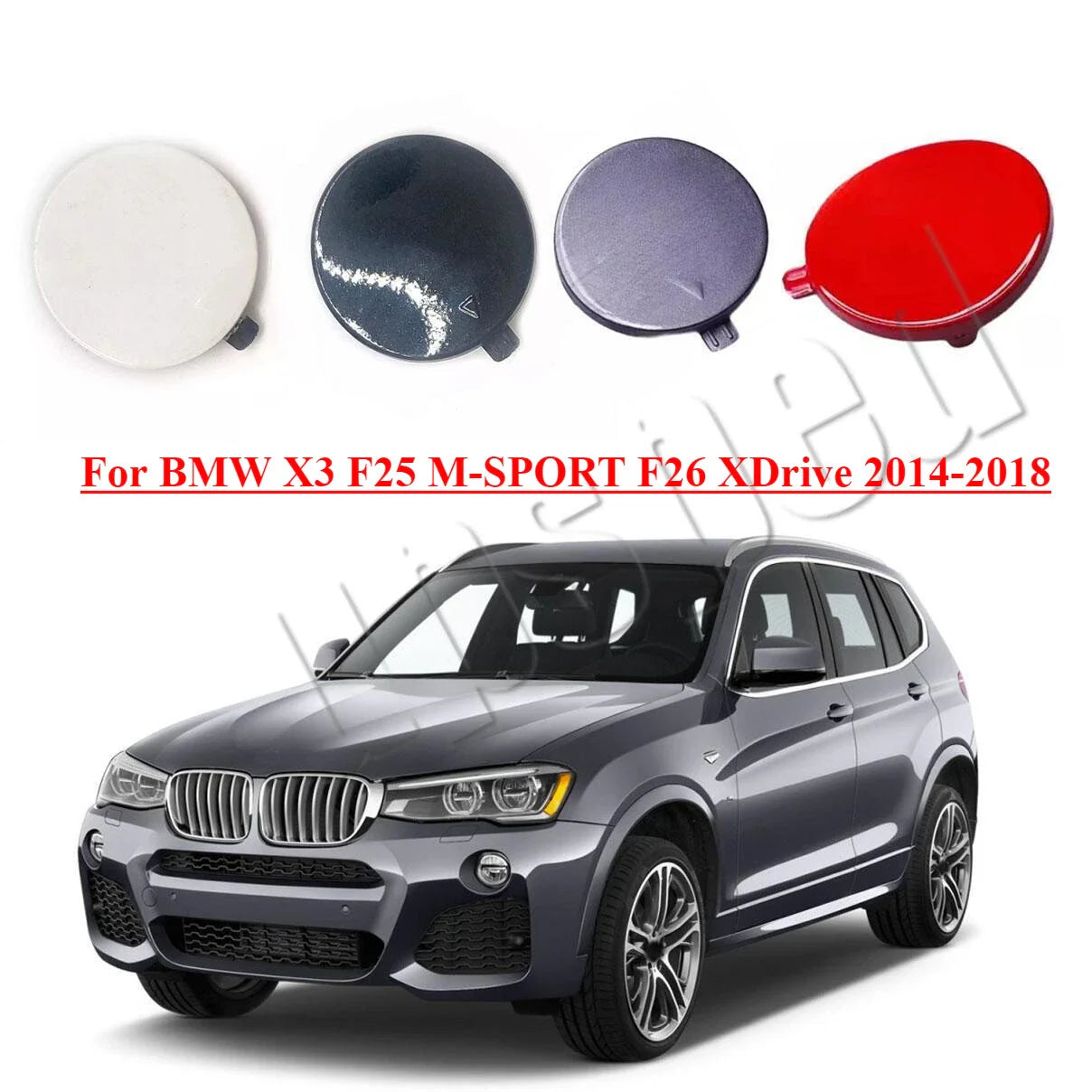 Tow Hook Eye Cover Cap for BMW X3 (2014–2018)