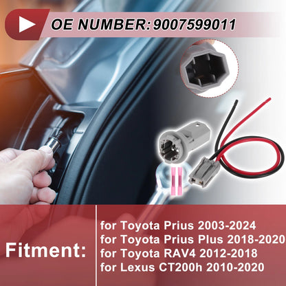 License Plate Light Socket Wiring for Toyota Prius (2003–2024) No. 9007599011