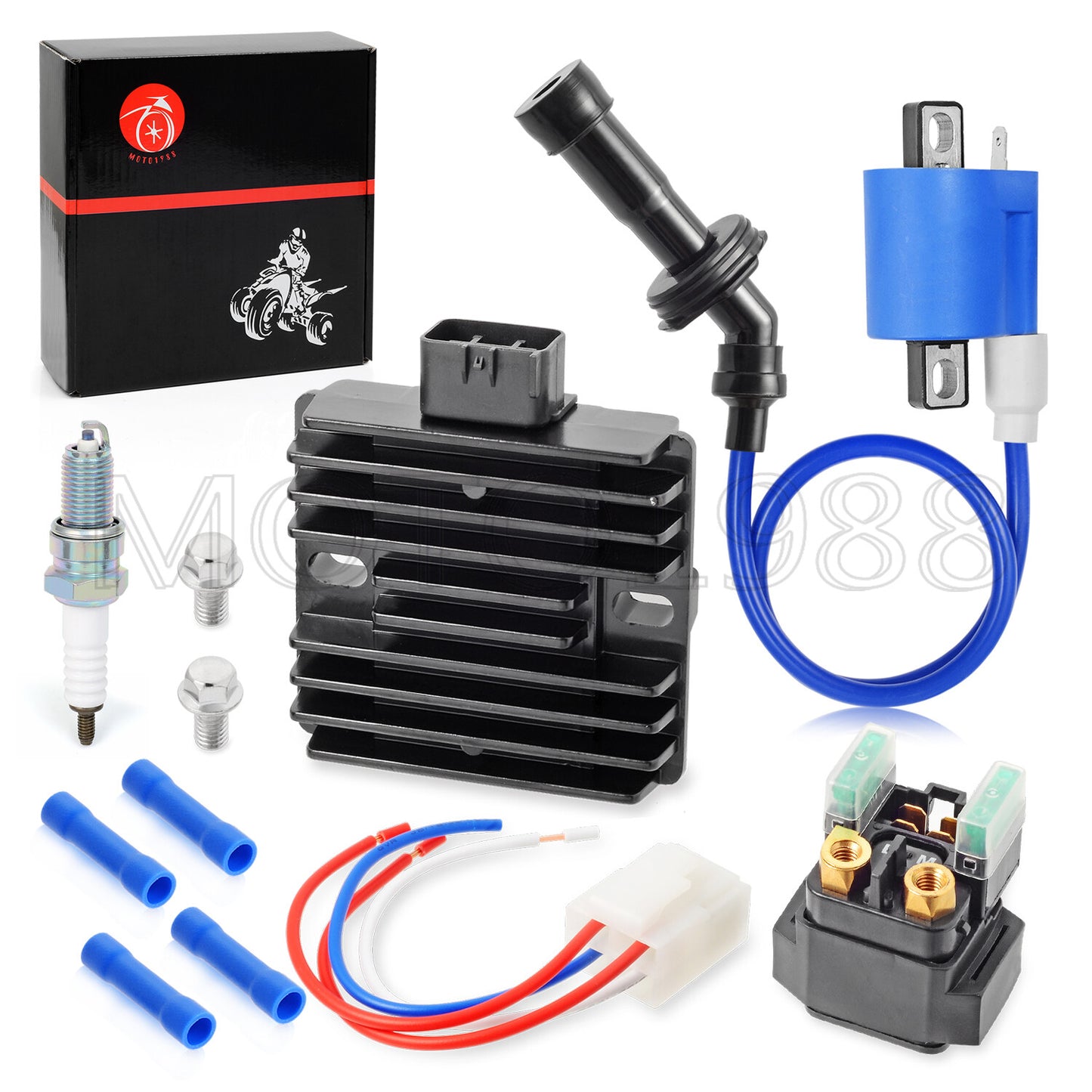 Ignition Coil Rectifier Starter Relay for Yamaha Grizzly 660 (2002–2008)