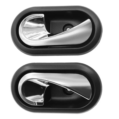 Pair Interior Door Handles for Renault Megane II (2002-2008)