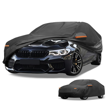 Waterproof Car Cover for BMW 2 Series Sedan (2014–2021) Black Aluminum Film