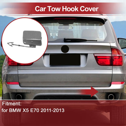 Tow Hook Cover Cap for BMW X5 E70 (2011–2013) No. 51127271816 Gray