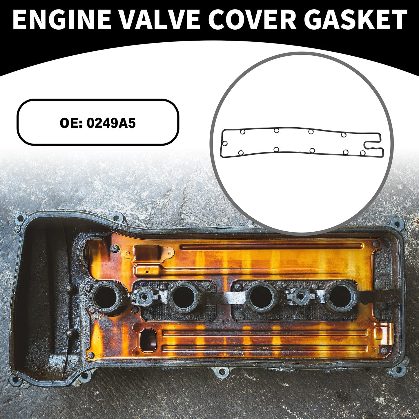 Valve Cover Gasket No. 0249A5 for Peugeot 206 (1999–Present)