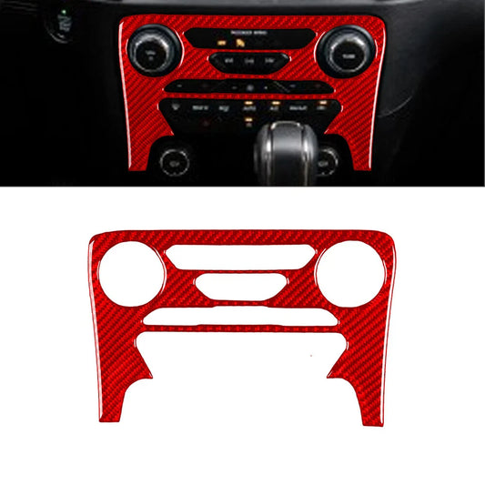Carbon Fiber AC Climate Control Panel Cover for Ford Ranger 2019-2022