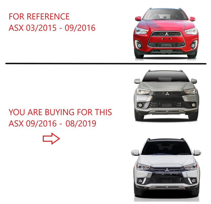 Chrome Upper Front Bar Mould Right Side for Mitsubishi ASX (2010–2016)
