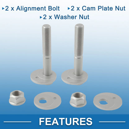 Set of 2 Rear Control Arm Suspension Camber Bolts for Ford Edge (2007–2024) DG9Z5K978A