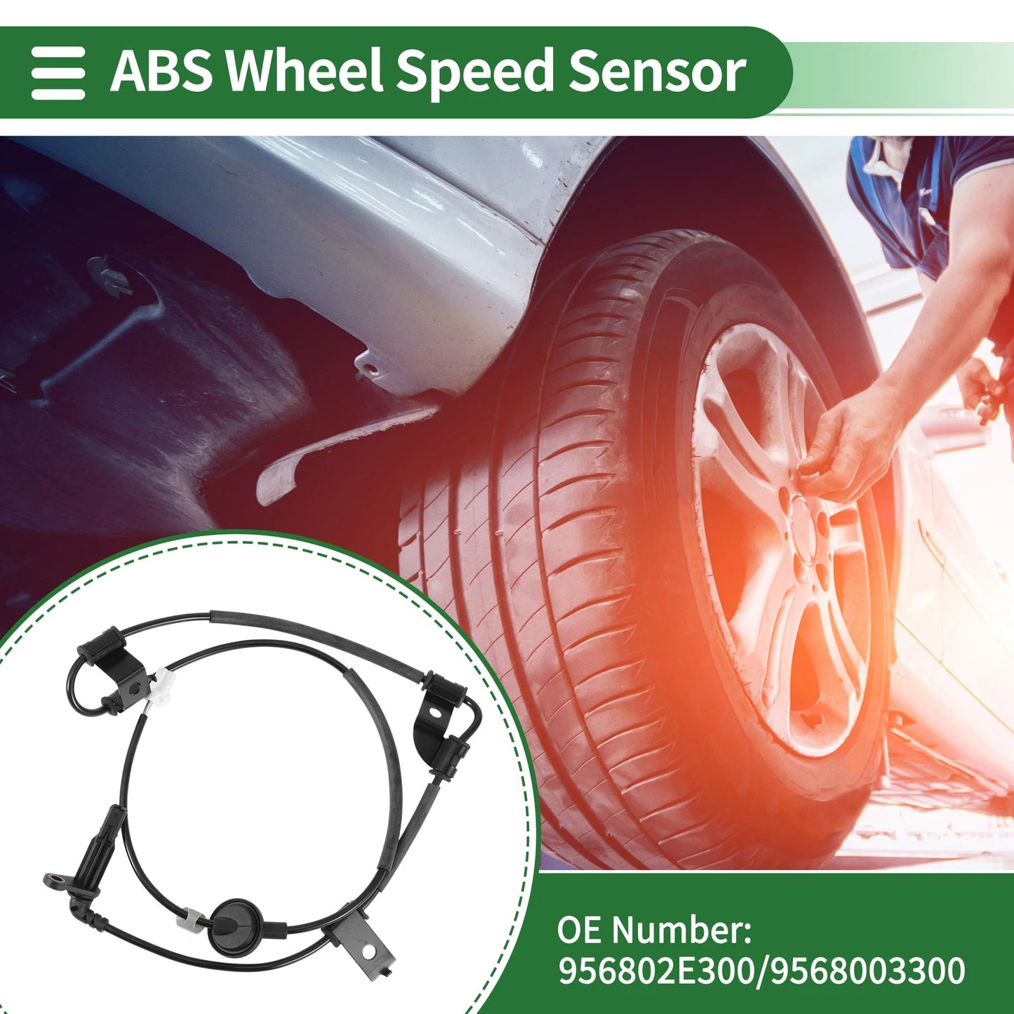 ABS Wheel Speed Sensor No. 956802E300 for Hyundai Tucson (2005–2010)