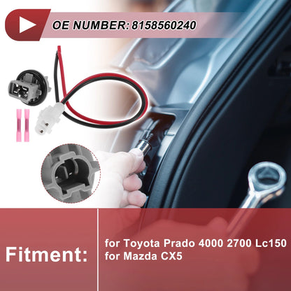 Rear Fog Light Socket Wiring for Toyota Prado 4000 2700 (No. 8158560240)