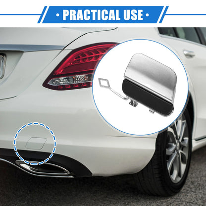 Tow Hook Cap for Mercedes-Benz E450 (2019–2020) Silver Tone
