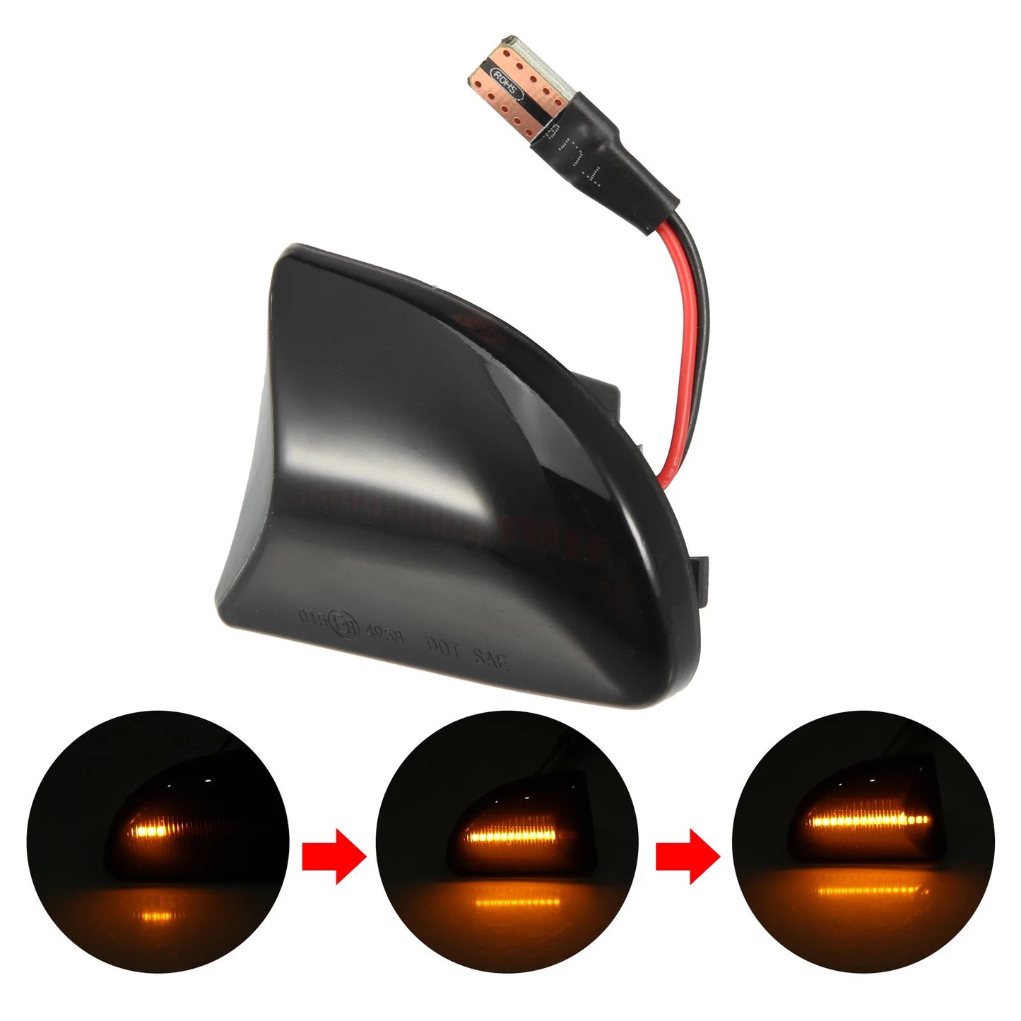 1 Pair Sequential Side Marker Lights for Smart (2000–2023) 4519067700C40A
