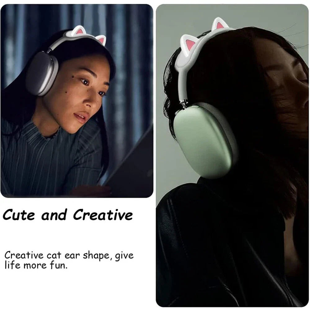 Cat Ear Shape Anti-Scratch Cover for Apple AirPods Max
