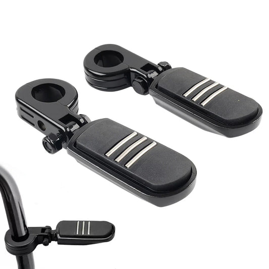 1.25" Engine Bars Foot Pegs for Harley Electra Glide, Street Glide, Road King (2009-2023)