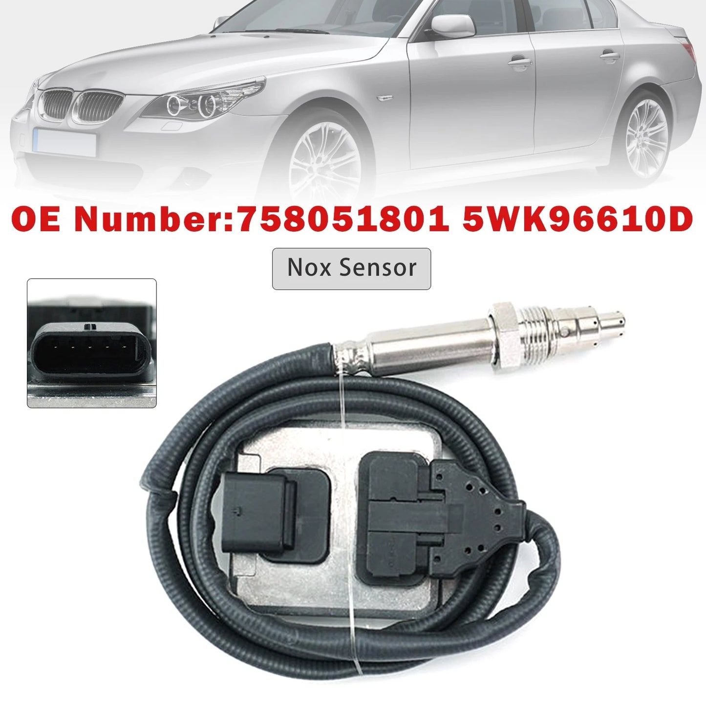 Nox Sensor 758051801 for BMW E90 E91 E60 E61 E63 E64 325i 330i 525i (2006–2013)