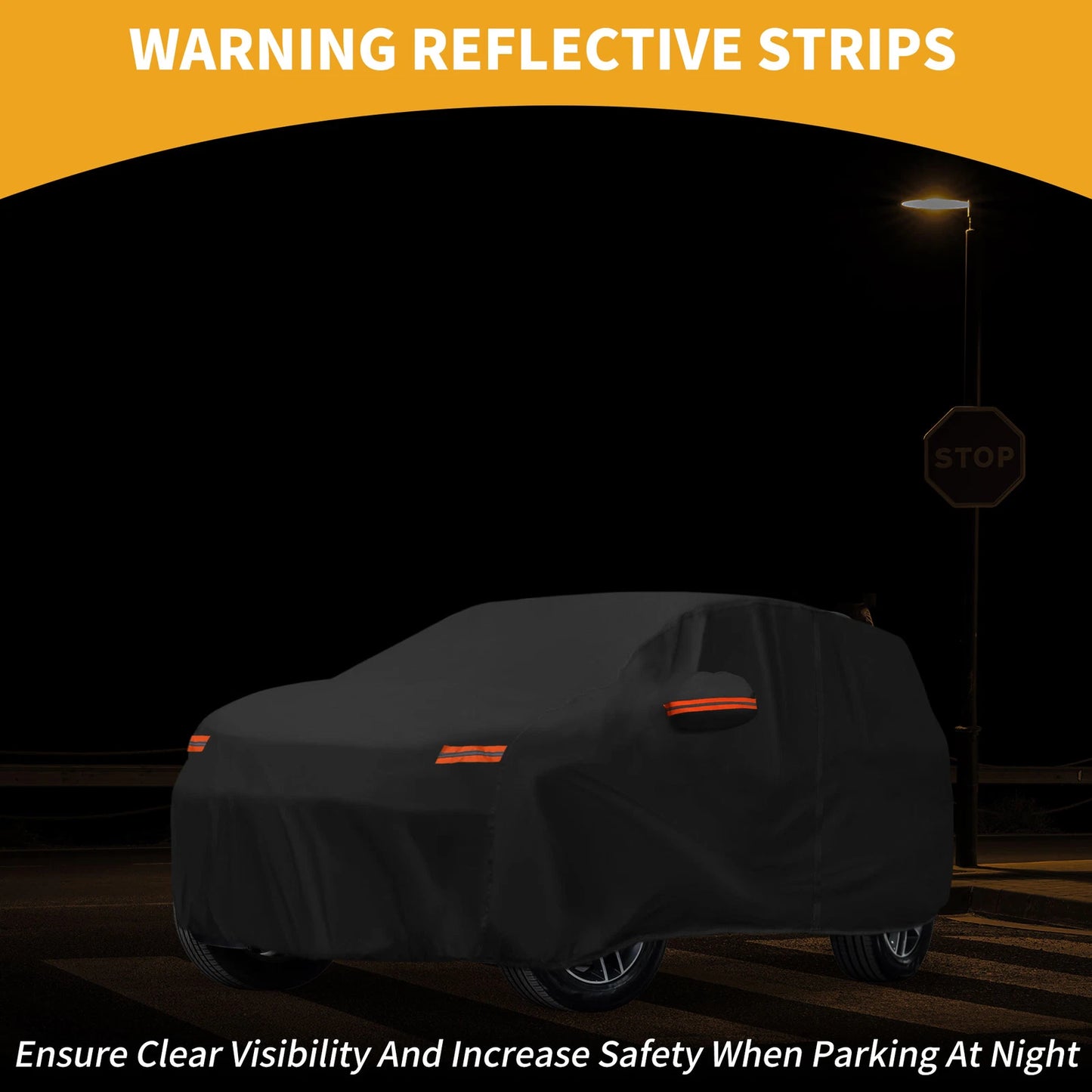Waterproof All Weather Car Cover for Honda Pilot (2016–2023) 190T-PU Zipper