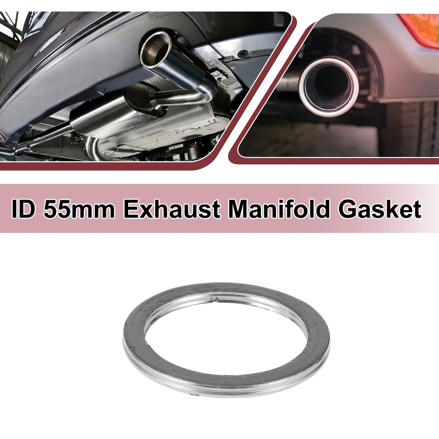 Exhaust Manifold Gasket for ID 55mm (Exhaust Donut Muffler Ring)