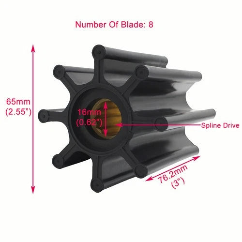 Flexible Impeller for Volvo Penta