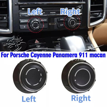 Radio Volume Control Knob Switch for Porsche Cayenne Panamera 911 Macan