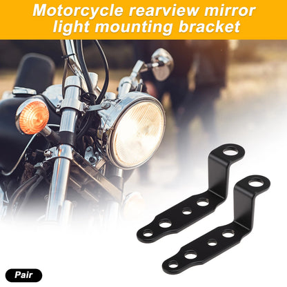 Light Bar Mounting Bracket for Motorcycle Rearview Mirror