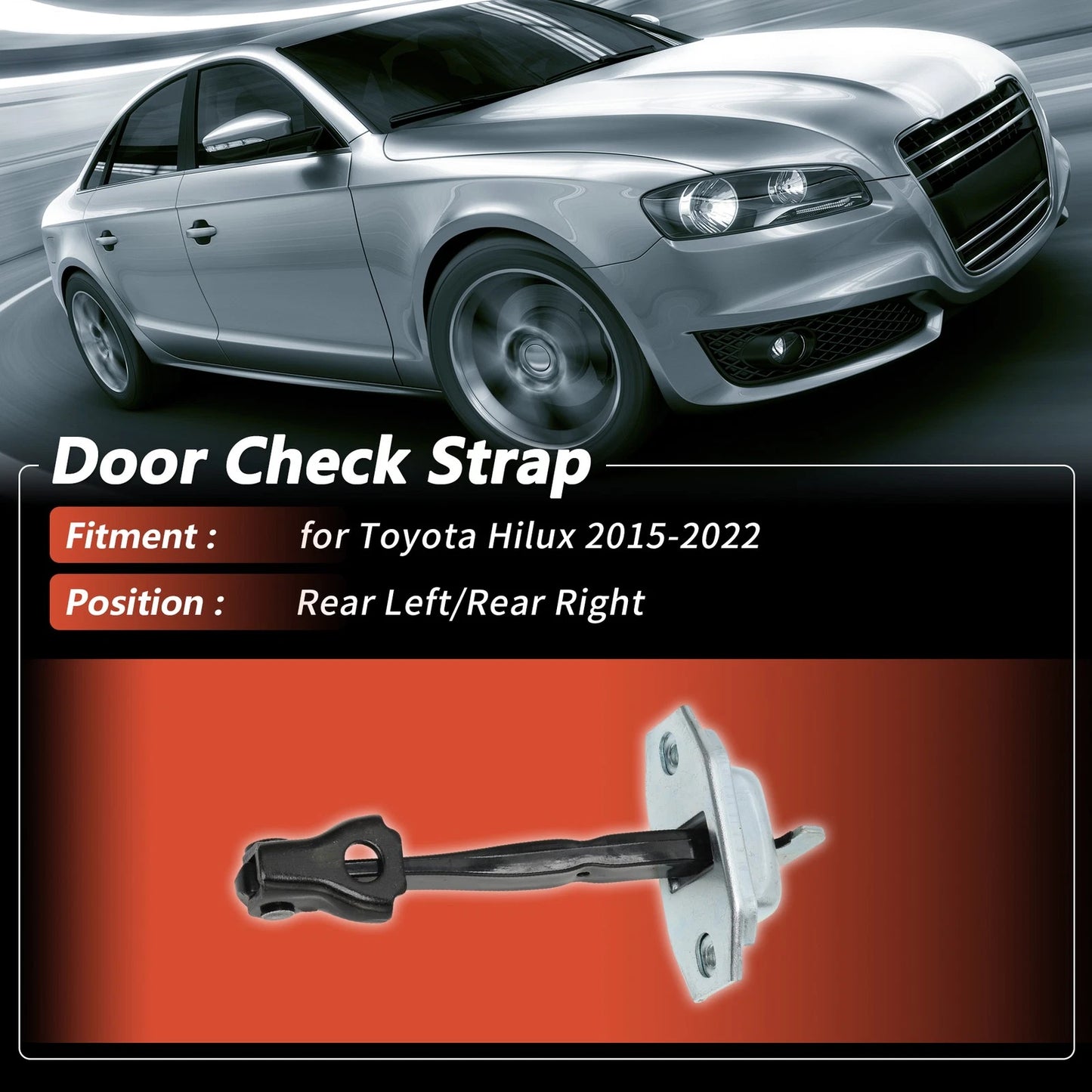 Rear Left/Right Door Check Strap for Toyota Hilux (2015–2022) No.686300K090
