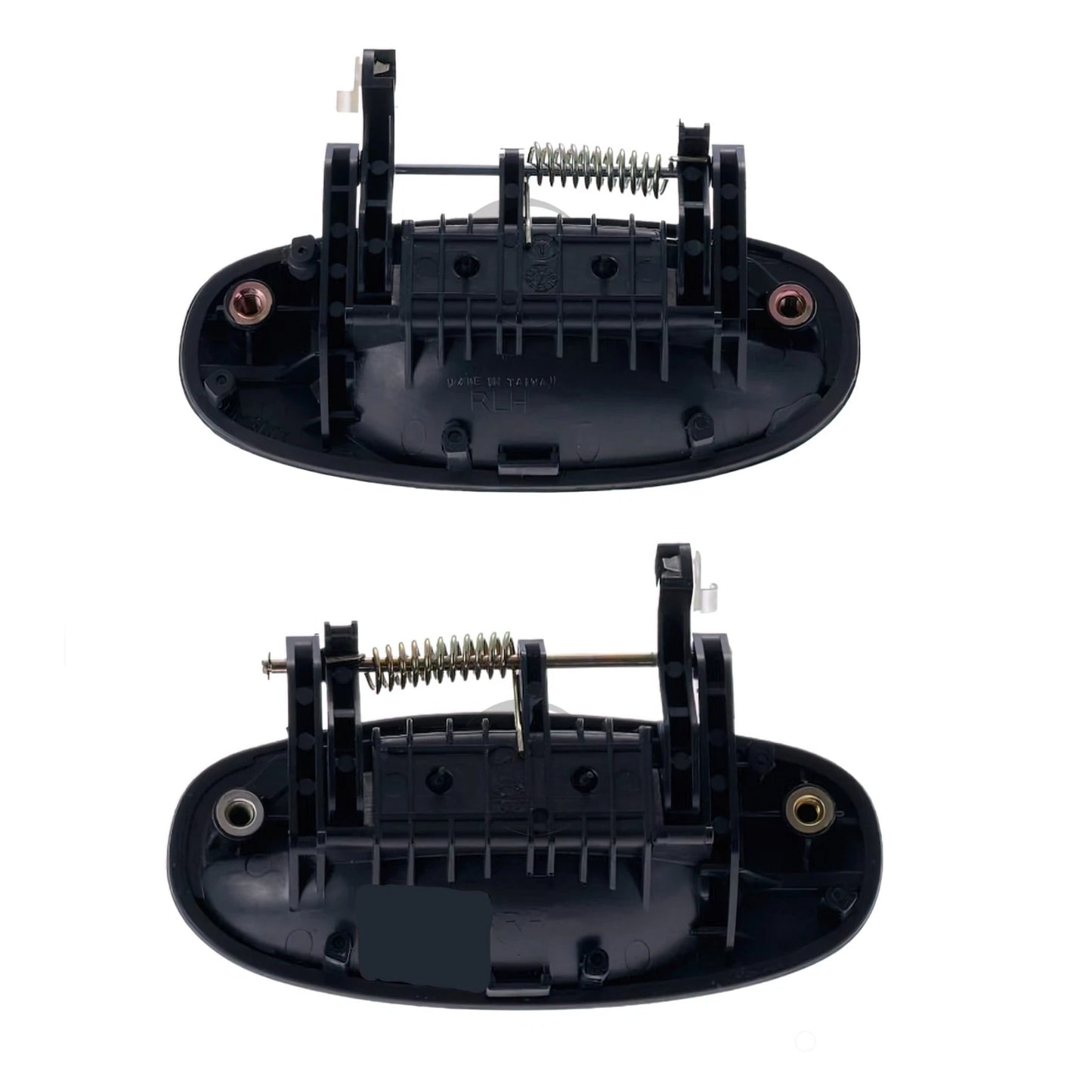 Set of 4 Outer Door Handles Black for Holden Barina TK (2005–2011)