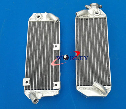 Aluminum Radiator with Red Hose for Suzuki DRZ400S/DRZ400SM (2000–2011)