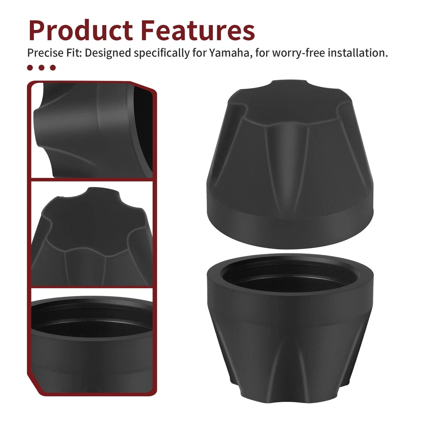 2 x Wheel Cap for Yamaha Big Bear 250 350 YFM250 YFM350 (1987–2009)
