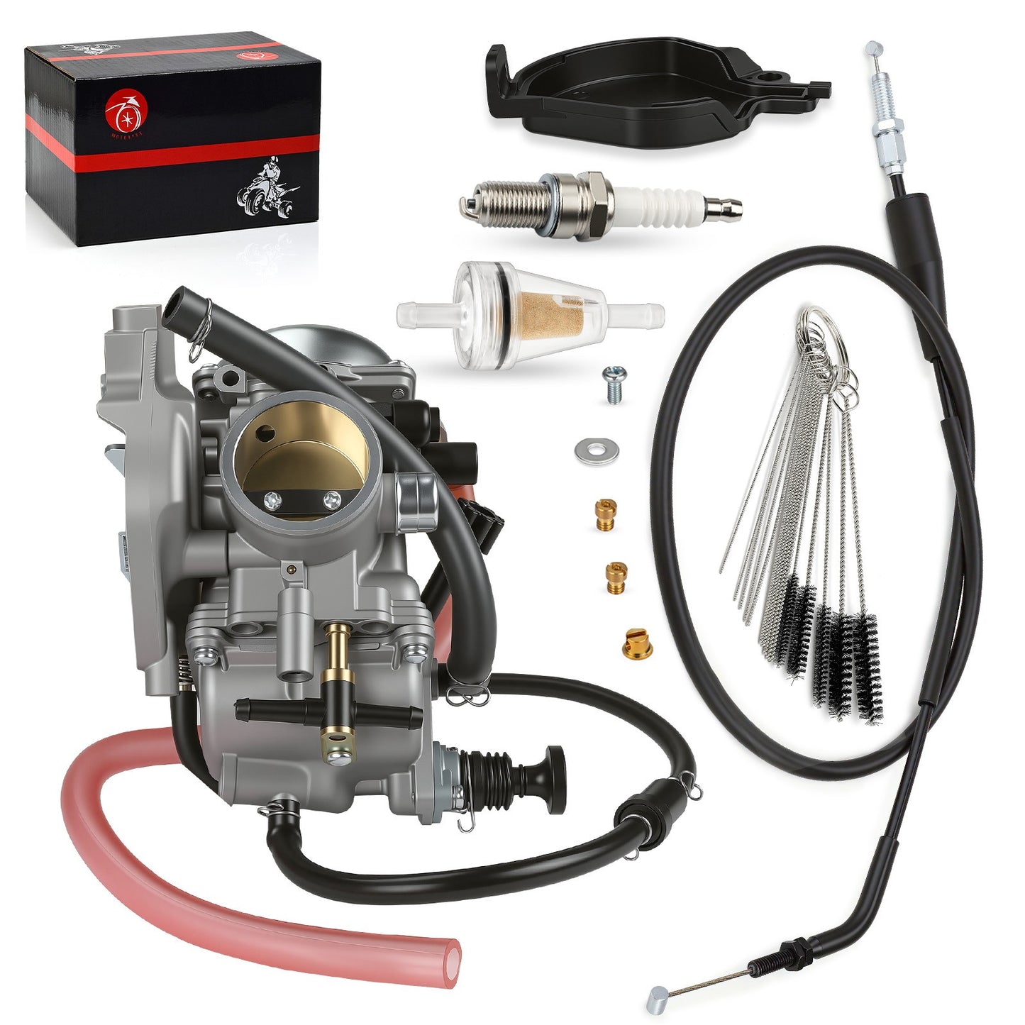Carburetor with Throttle Cable for Kawasaki Prairie 400 (1999–2002)
