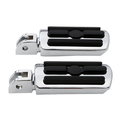 Chrome Driver & Passenger Footpegs Bracket for Harley Fat Boy (2018-2025)